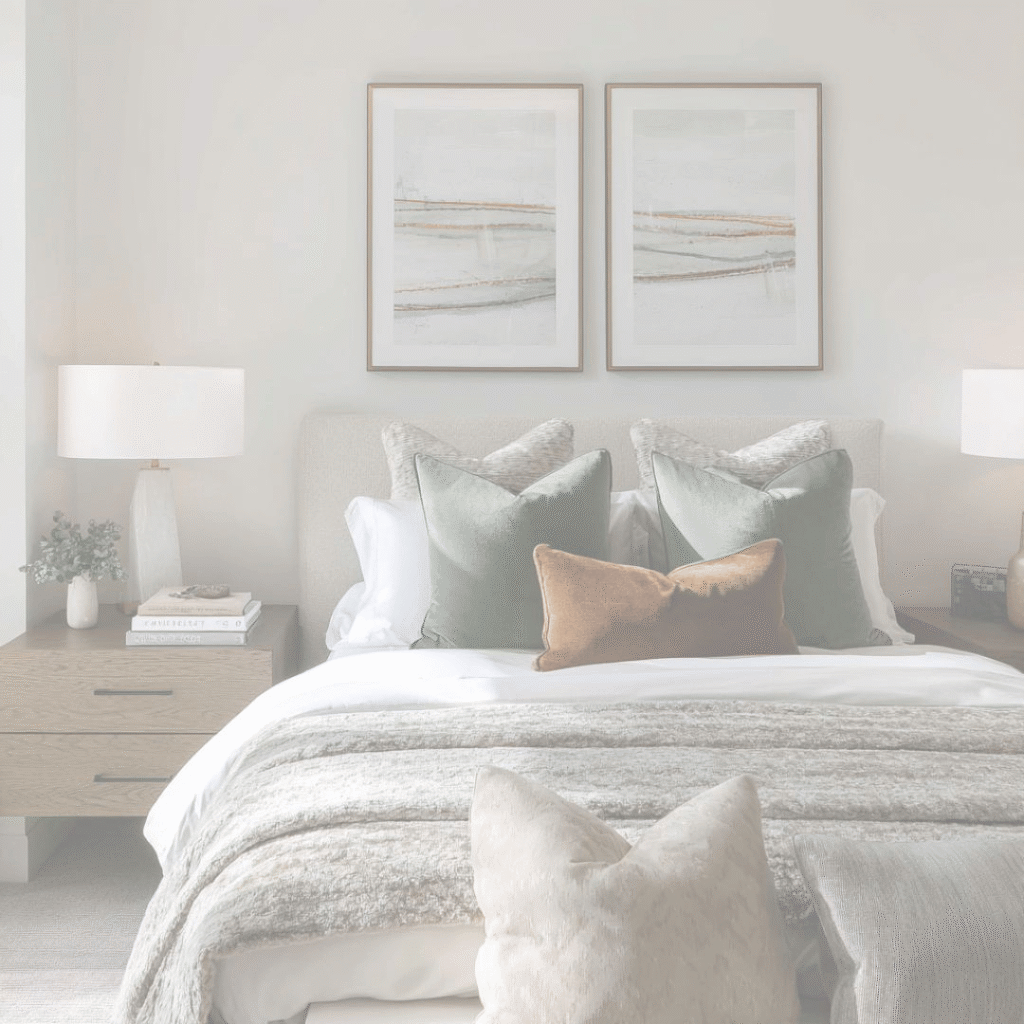 Before and after owner's bedroom transformation by The Savvy ID Interior Designer Henry County GA. Home Decorating Locust Grove, GA__THE SAVVY ID Interior Design